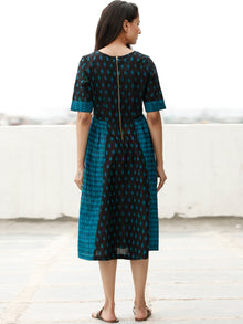 Style With Ikat - Handwoven Ikat Cotton Dress - D363F1856