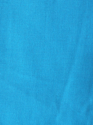 Azure Black White Ikat Handwoven Cotton Suit Fabric Set of 3 - S1002013