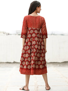 Rustic Fashion - Block Printed Cotton Dress  - D361F1805