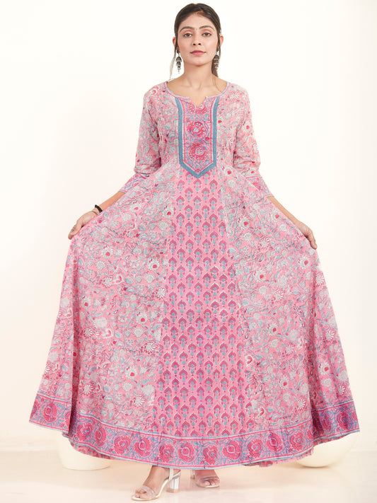 Fiza Sutra Long Flared Dress