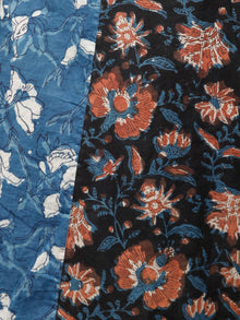 INDIGO RUST - Hand Block Printed Cotton Long Dress  - D327F1399