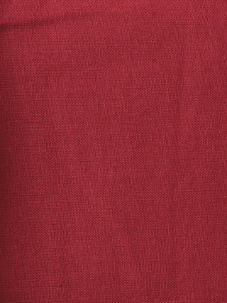 Red Black White Ikat Handwoven Cotton Suit Fabric Set of 3 - S1002014