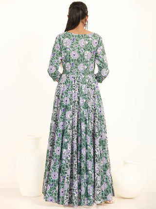 Fiza Parwana Long Flared Dress