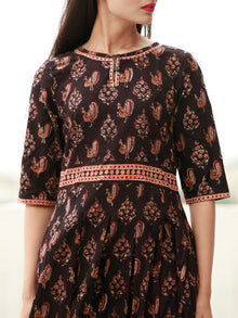 Mughal Beauty  - Block Printed Cotton Dress  - D360F1810