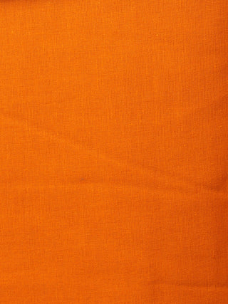 Azure Orange White Ikat Handwoven Cotton Suit Fabric Set of 3 - S1002002