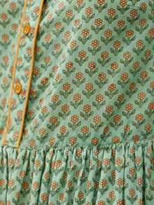 Daily Drape  - Block Printed Cotton Dress  - D368F1928