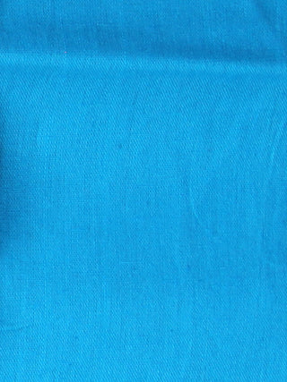 Azure Black White Ikat Handwoven Cotton Suit Fabric Set of 3 - S1002021