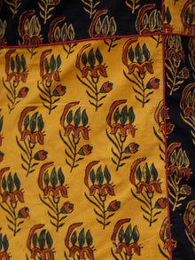 Black Yellow Maroon Green Hand Printed Ajrakh Kurta - K57BPA072