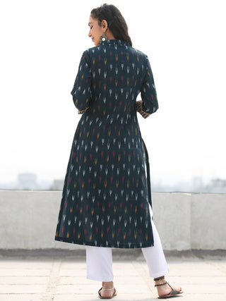 Tagai Sahat- Set of Ikat Kurta & Pants  - KS125A2416