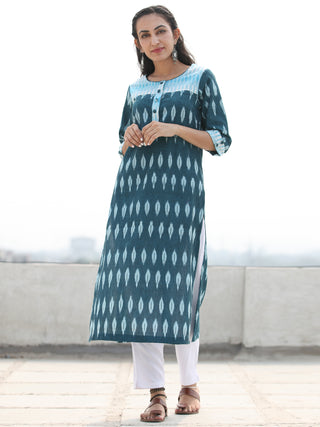 Tagai Samah- Set of Ikat Kurta & Pants  - KS126A2418