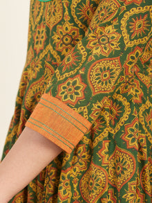 Fiza Zubeda Flared Long Ajrakh Dress