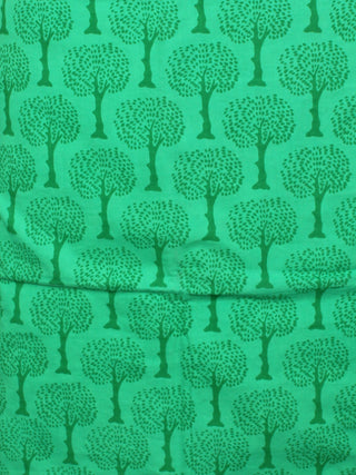 Fern Green Yellow Orange Hand Block Printed Cotton Suit-Salwar Fabric With Chiffon Dupatta - S1628170