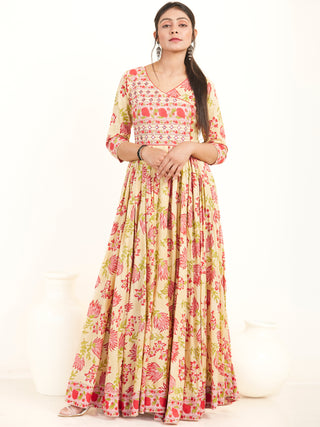 Fiza Ruhi Angrakha Long Dress