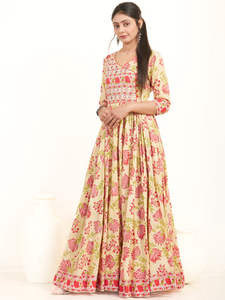 Fiza Ruhi Angrakha Long Dress