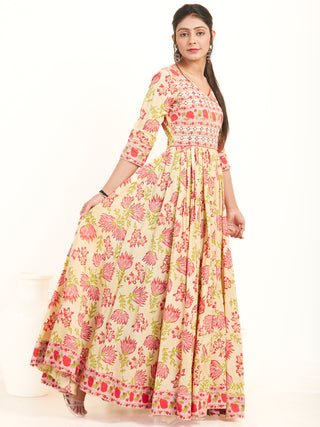 Fiza Ruhi Angrakha Long Dress