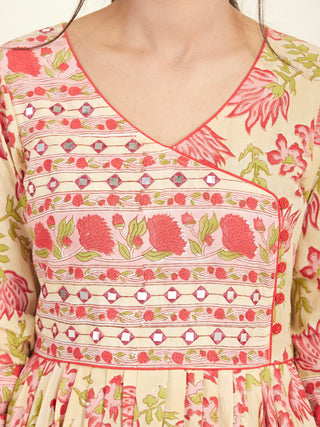 Fiza Ruhi Angrakha Long Dress