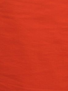 Mint Green Ivory Red Orange Hand Shibori Dyed Cotton Suit-Salwar Fabric With Chiffon Dupatta - S1628179