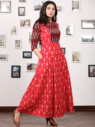 WOVEN FANTASY - Handwoven Double Ikat  Dress - D322F1570