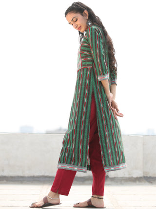 Tagai Rastifa- Set of Ikat Kurta & Pants  - KS121B930