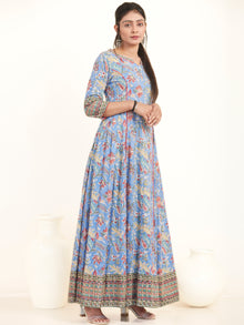 Fiza Kavita Pleated Long Dress