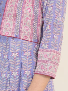 Fiza Roheen Pleated Embroidered Long Jacket Dress
