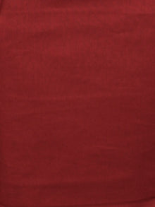 Beige Black Maroon Hand Block Printed Chanderi Unstitched Kurta & Chanderi Dupatta With Cotton Salwar - S1628187