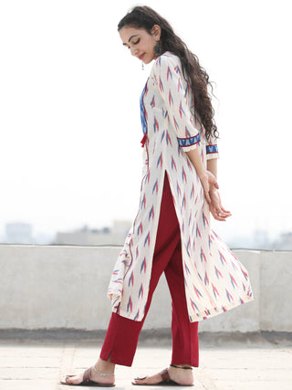 Tagai Ulfa- Set of Ikat Kurta & Pants  - KS127B2429