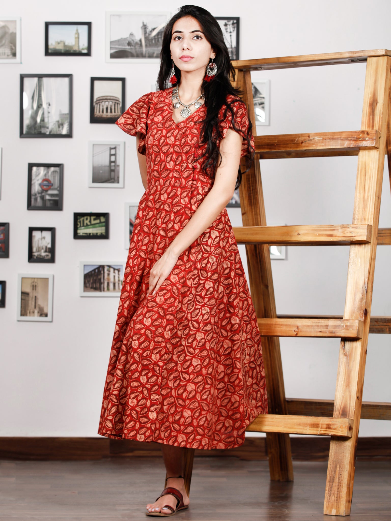 cotton angrakha dress Amy Cotton Angrakha Anarkali Set Jaipuri Cotton