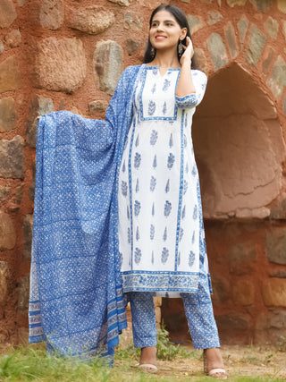 Nayab Amrin - Kurta Pants & Dupatta - KS14F2567D