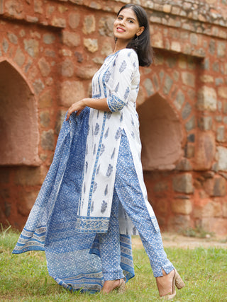 Nayab Amrin - Kurta Pants & Dupatta - KS14F2567D