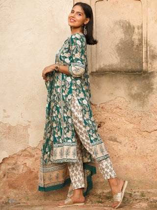 Nayab Rafya - Set of Kurta Pants & Dupatta - KS14E2560D