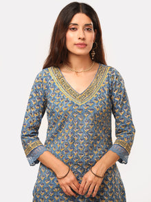 Megha Saima Set Of Kurta Pant Kota Dupatta