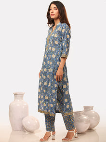 Megha Rutba Set Of Kurta Pant Kota Dupatta