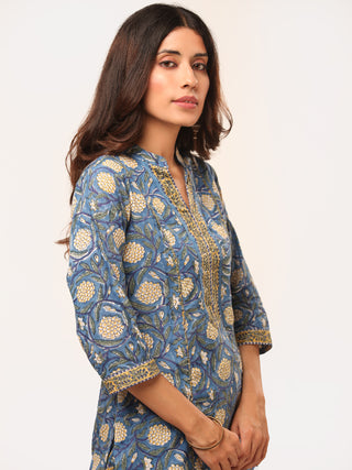 Megha Rutba Set Of Kurta Pant Kota Dupatta