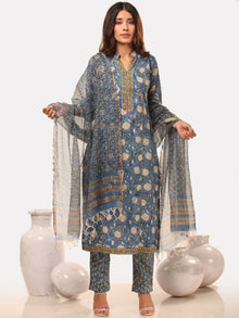 Megha Rutba Set Of Kurta Pant Kota Dupatta