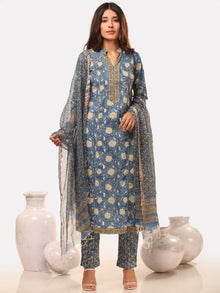 Megha Rutba Set Of Kurta Pant Kota Dupatta