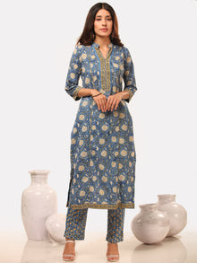 Megha Rutba Set Of Kurta Pant Kota Dupatta