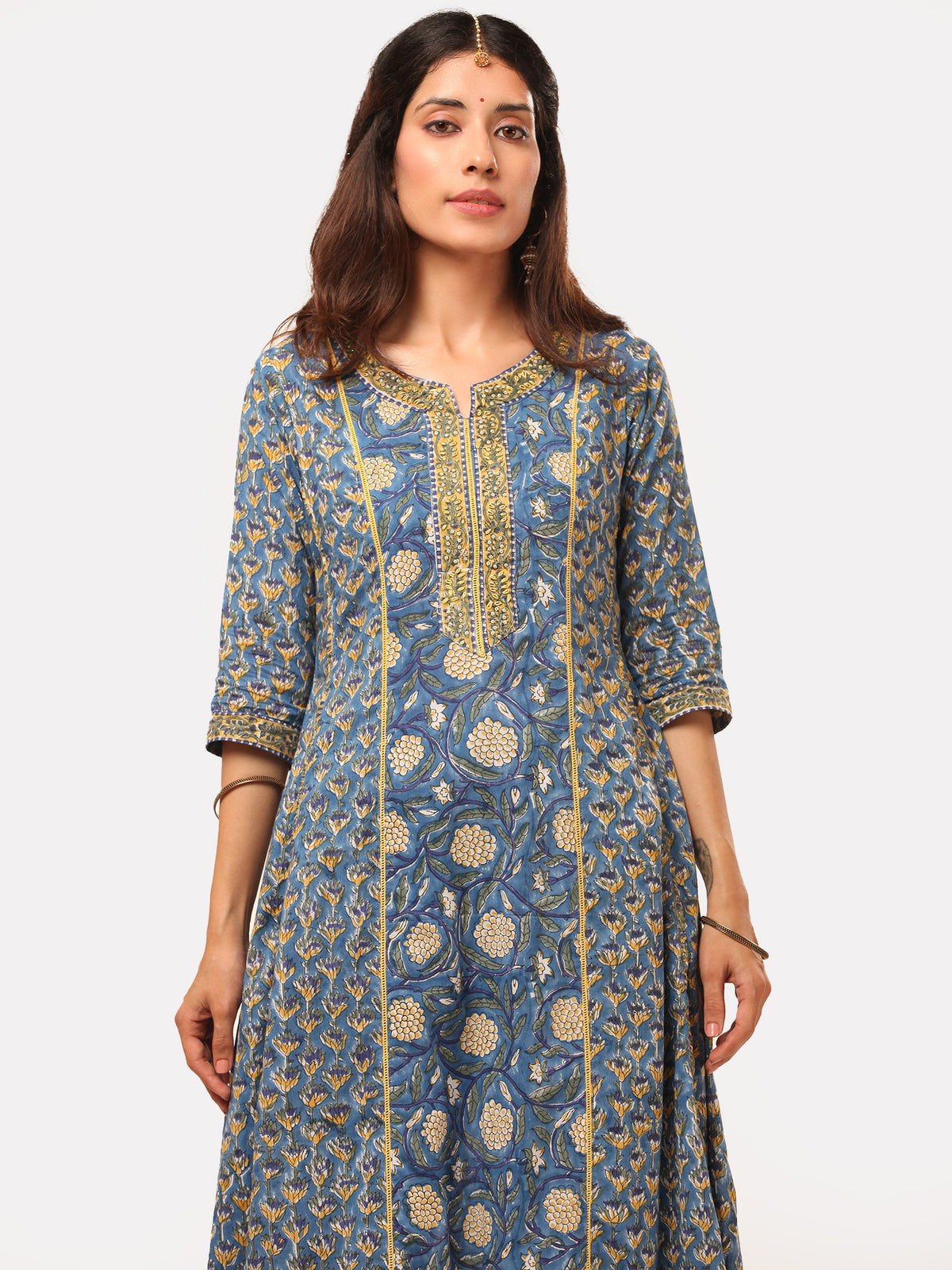 Megha Parinda A Line Kurta