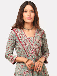 Fiza Utsav Set Of A Line Kurta Pant Dupatta