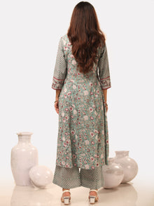 Fiza Utsav Set Of A Line Kurta Pant Dupatta