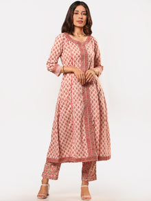 Fiza Bahaar Set Of Flared Kurta Pants Dupatta