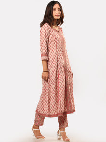 Fiza Bahaar Set Of Flared Kurta Pants Dupatta