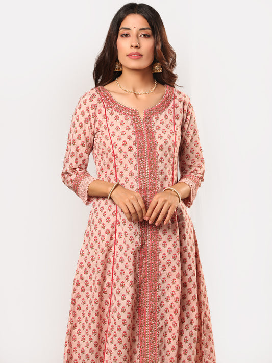 Fiza Bahaar Flared Kurta