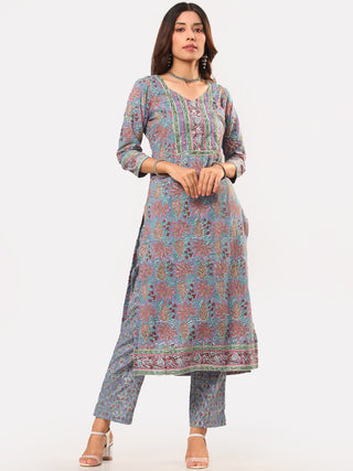 Megha Palak Set Of Kurta Pant Dupatta