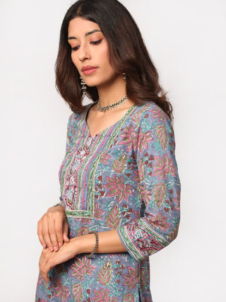 Megha Palak Set Of Kurta Pant Dupatta