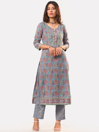 Megha Palak Set Of Kurta Pant Dupatta
