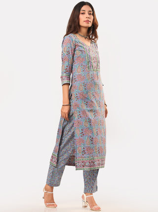 Megha Palak Set Of Kurta Pant Dupatta