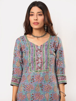 Megha Palak Set Of Kurta Pant Dupatta