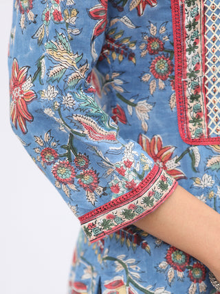 Megha Rivaaz Set Of Kurta Pant Kota Dupatta