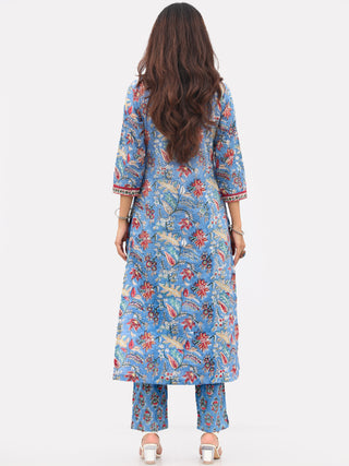 Megha Rivaaz Set Of Kurta Pant Kota Dupatta